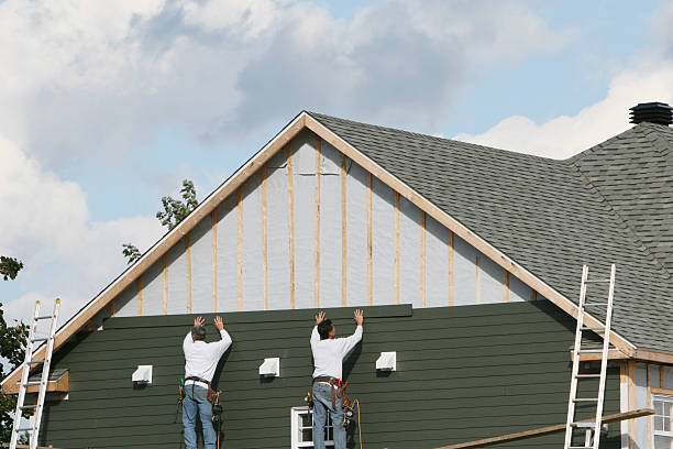 Professional Siding Installation technician working in Batavia, NY